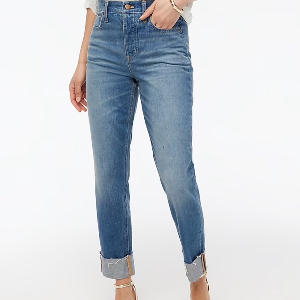 J. Crew Women's High Rise Jeans - Classic Blue